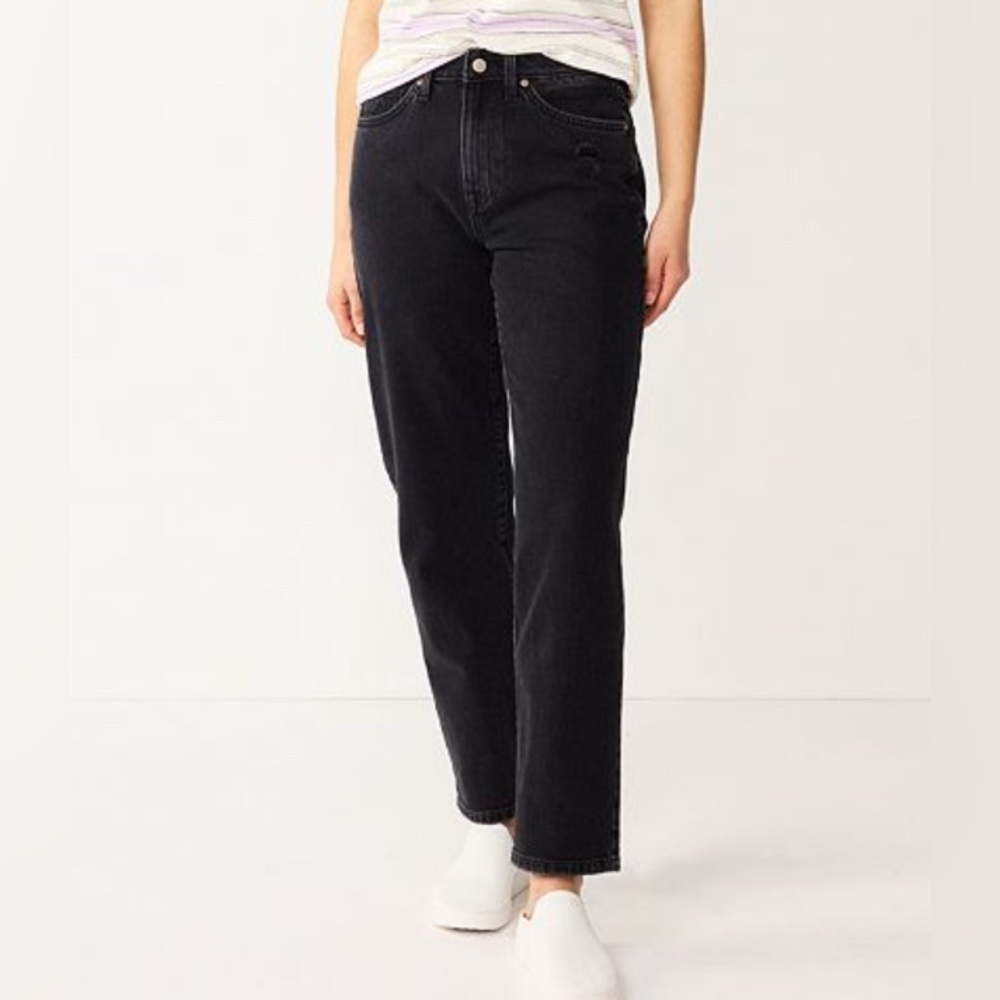 Sonoma Women's High Rise Black Jeans